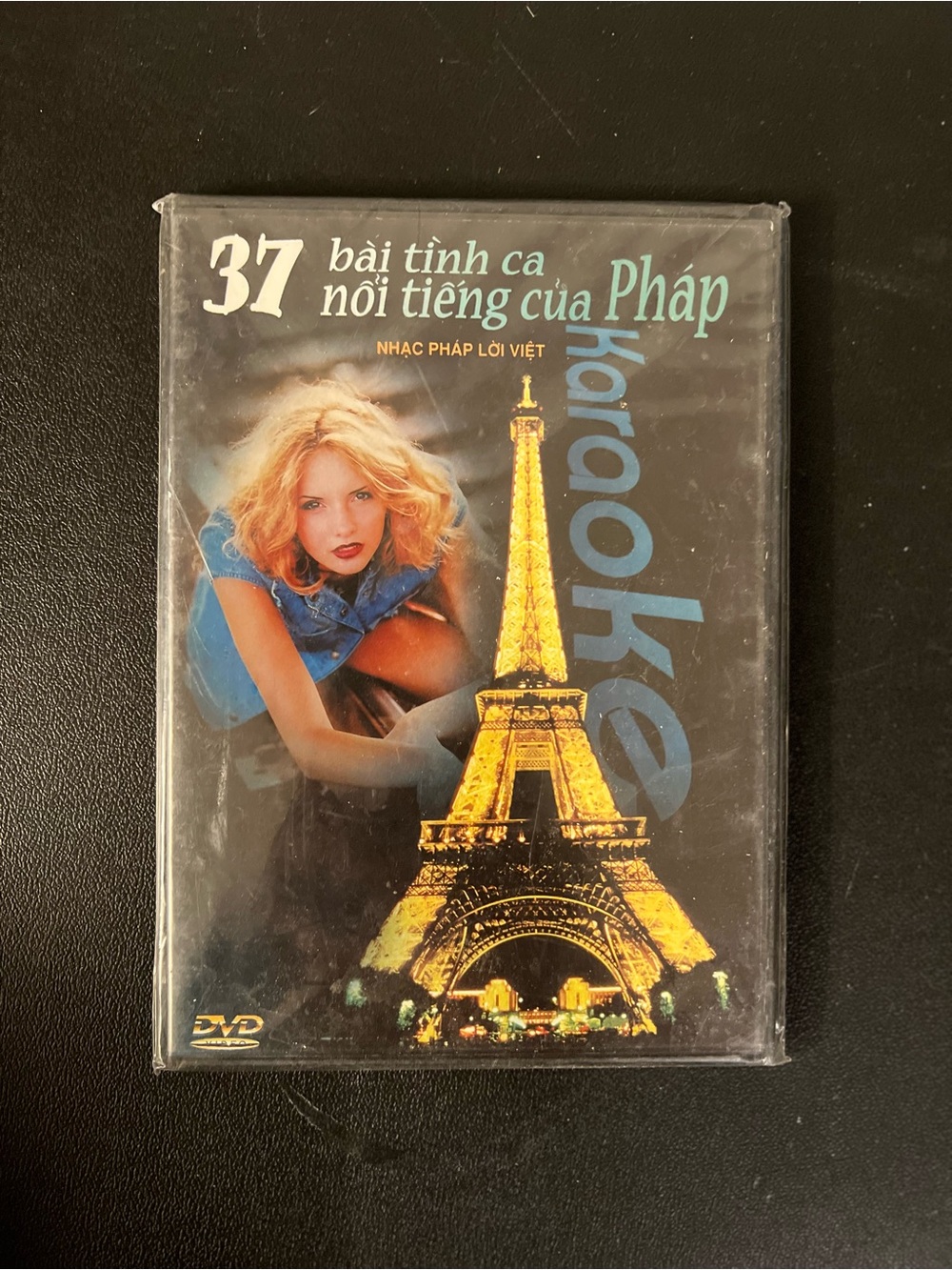 Karaoke: 37 bài tình ca nôi tiếng của Pháp (DVD) NHẠC PHÁP LỜI VIỆT New Sealed